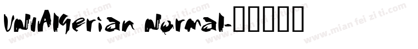 VNIAl9erian Normal字体转换
